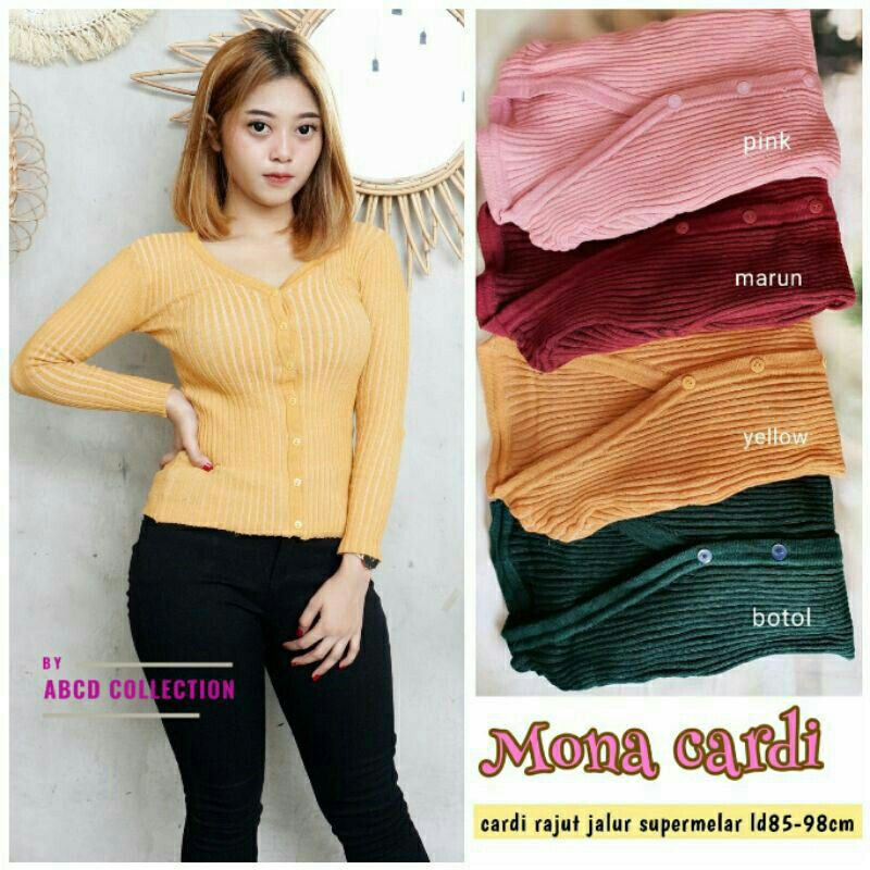 Mona cardi / cardigan rajut / cardigan wanita murah