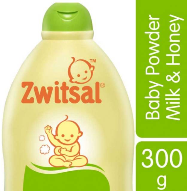 Zwitsal Natural Baby Powder Milk &amp; Honey - 300gr (BEDAK)