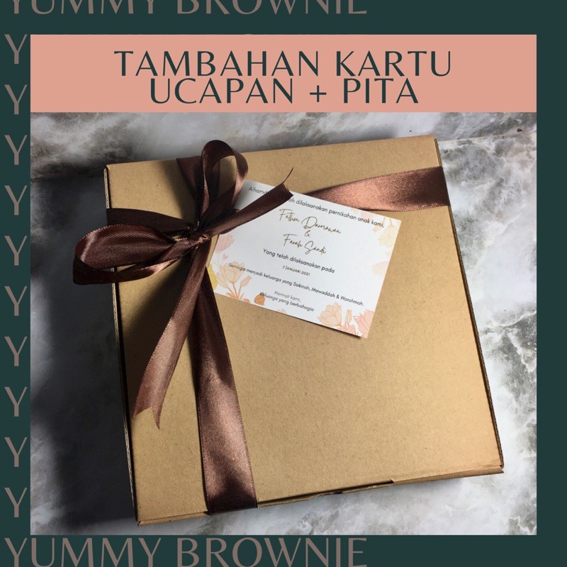 

TAMBAHAN KARTU UCAPAN + PITA
