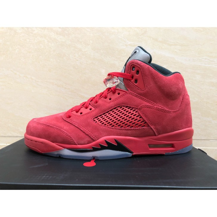 red suede air jordan 5