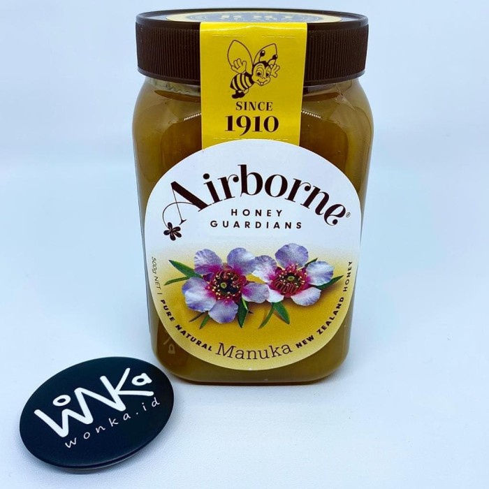

madu- airborne - madu manuka 500gr - new zealand honey - antibiotik alami -madu.