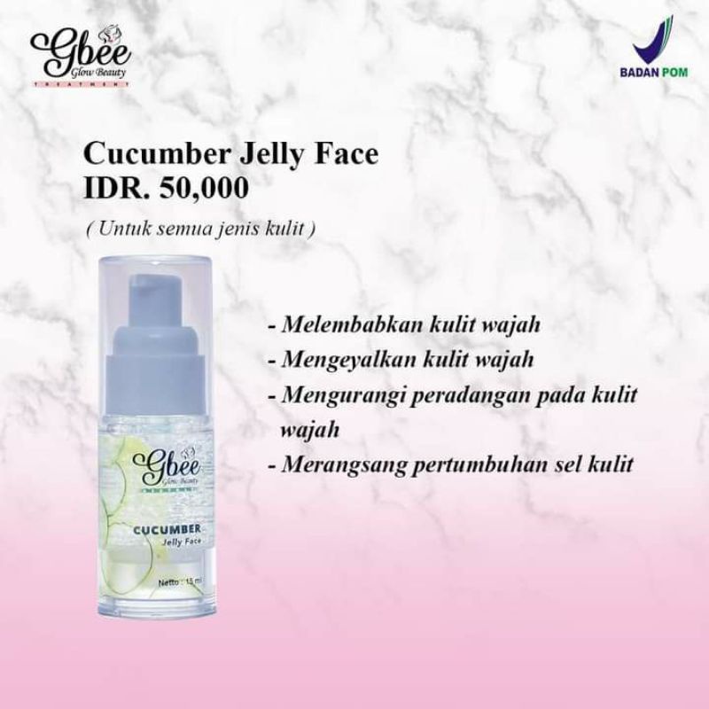 Cucumber Jelly face