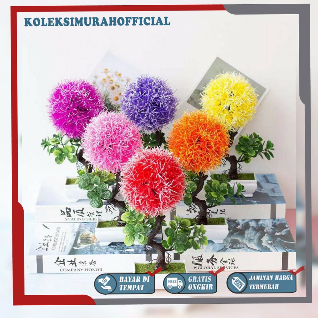 COD BUNGA PLASTIK BUNGA PAJANGAN IMITASI BUNGA ARTIFISIAL BUNGA BONSAI TANAMAN HIAS PLASTIK  BP8818