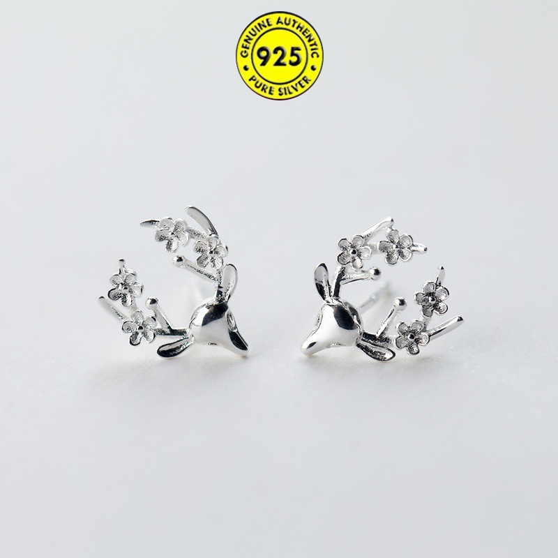 Anting Tusuk Sterling Silver 925 Anti Alergi Untuk Wanita