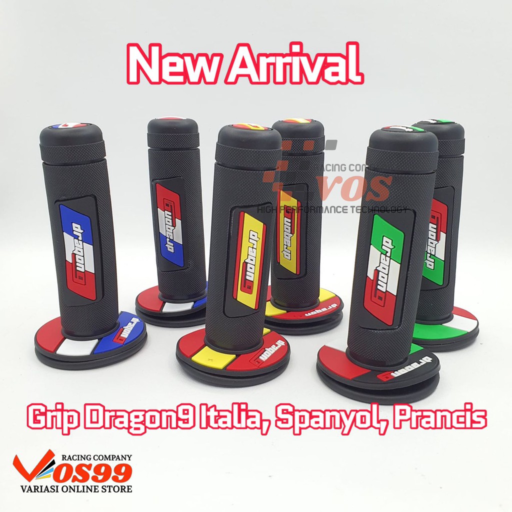 Handgrip Grip Handfat Dragon9 Model Bendera Italia - Spanyol - Prancis - Amerika Universal