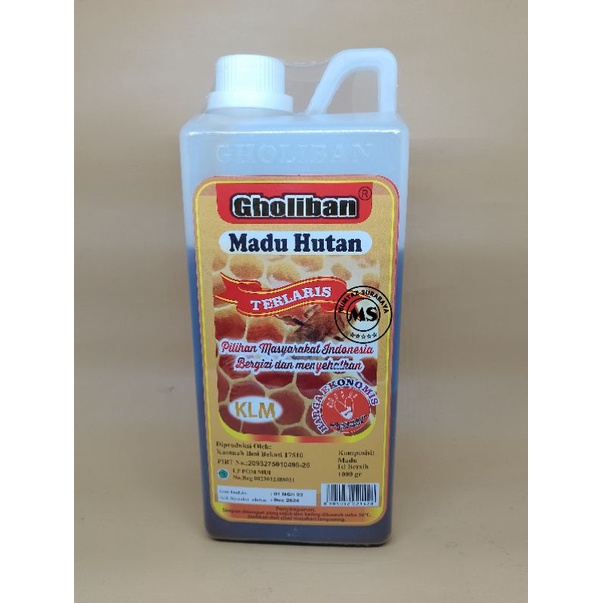

Madu Gholiban KLM 1KG Madu Hutan Gholiban 1KG Madu Hutan Segel Resmi