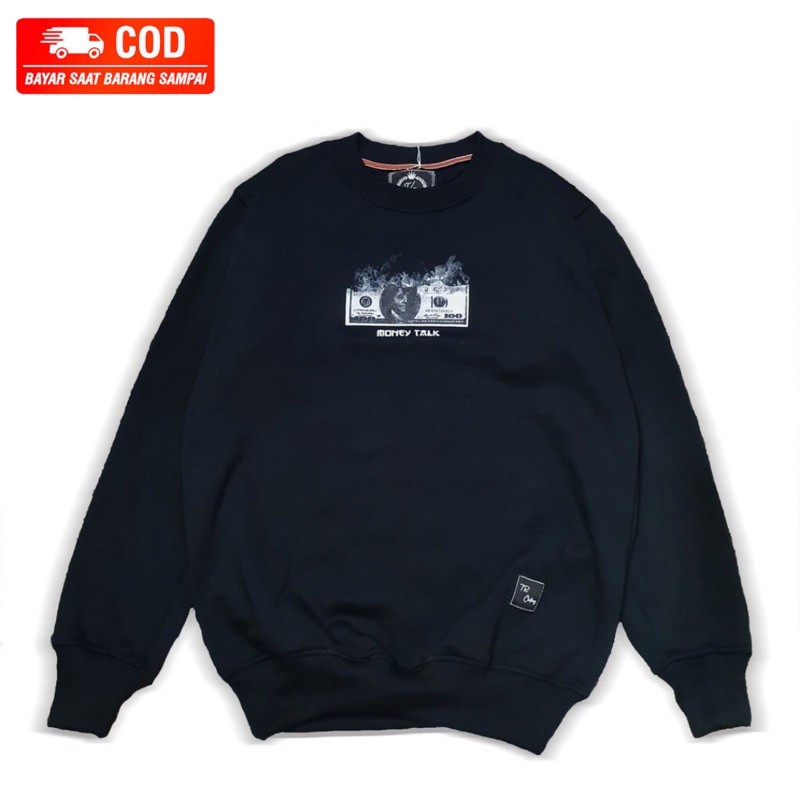 SWEATER CREWNECK PRIA BLACK INSOMNIA ORIGINAL WANITA SWITER DISTRO SWEATSHIRT EIGHT DISTRO-Crewneck 15