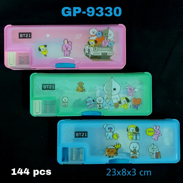 

Hemat Sos Kotak Pensil Magnet Gp-9330 Bt21 / Tempat Pensil / Pencil Case Promo