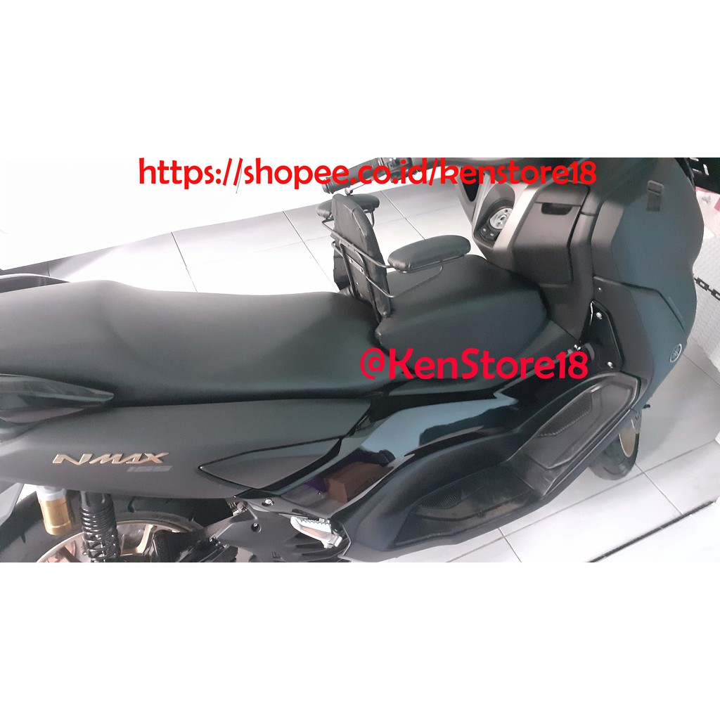 JOK BONCENGAN MOTOR NEW NMAX 2020/ KURSI TAMBAHAN MOTOR DENGAN SANDARAN PUNGGUNG