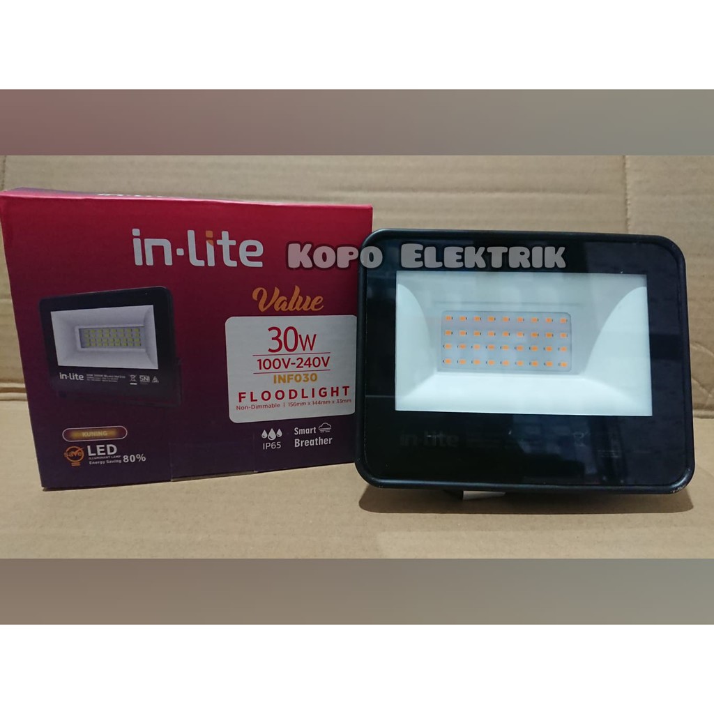 Inlite Lampu Sorot 30 Watt LED Inlite Sorot Value INF030 Floodlight