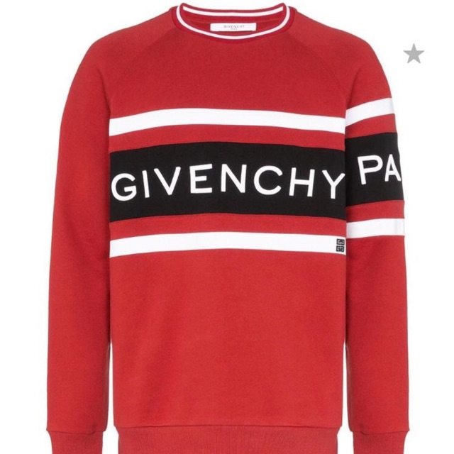 givenchy sweatshirt red