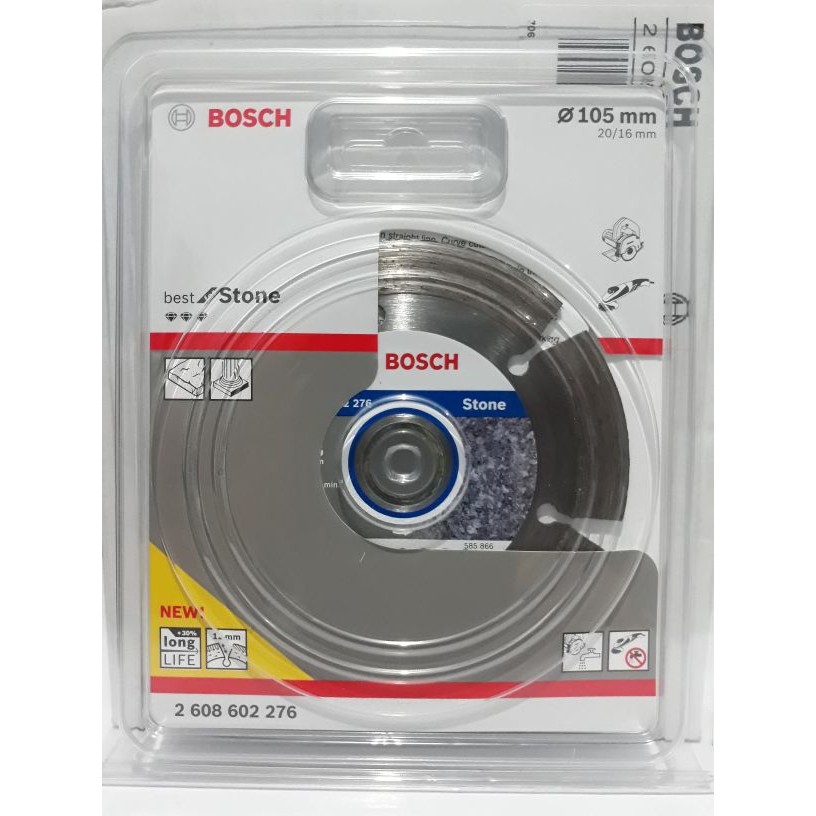 Diamond Wheel kering 4 In BOSCH Pisau Potong Keramik 4 Inci kering