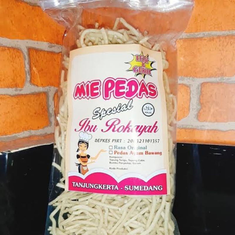 

Mie Pedas Ibu Rokayah (ori/asin)