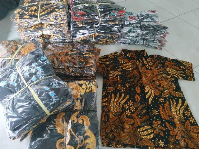 RUZZA Grosir Batik Kemeja Anak Laki-laki Ukuran 0-5 Tahun Hem Random (min 5pcs) Murah