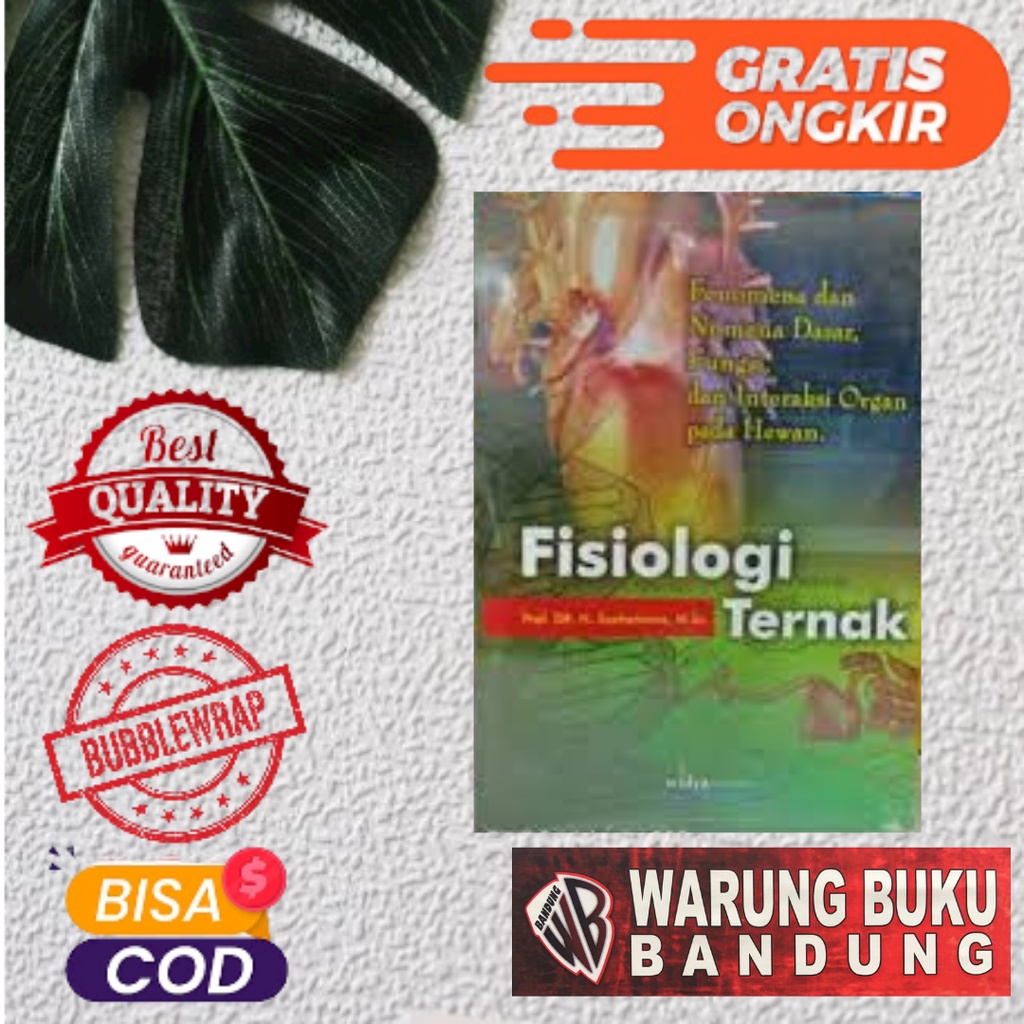 Jual Buku Fisiologi Ternak : Fenomenologi Dan Nomena Dasar Fungsi Dan ...