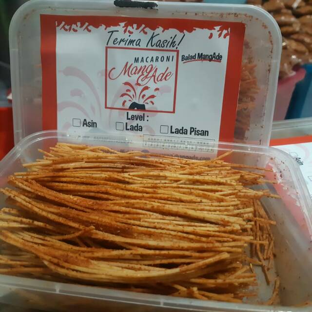 

2Xbtygneal Sakha Snack ) Mie Lidi Mang Ade Kemasan Box