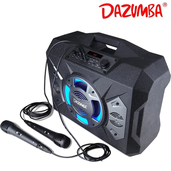 Diskon (DE017) Speaker Aktif Portable Bluetooth Radio Dazumba DW286 + Mic Diskon
