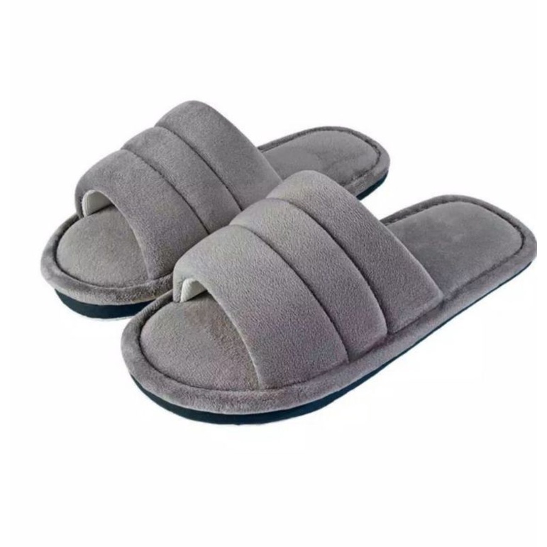 SANDAL HOTEL/SANDAL RUMAH BAHAN RASFUR MOTIF GARIS