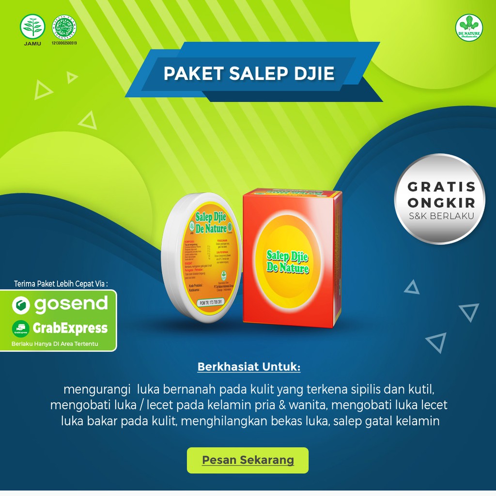 Salep Luka Kelamin Lecet Gatal Benjolan Bernanah Kulit Kelamin Bintik Lecet Koreng Salep Djie