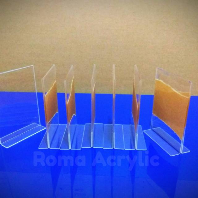 

Display brosur acrylik A5 - acrylik tent card - Display menu