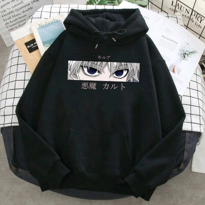 POLILE - HOODIE KILLUA / hoodie cowo / hoodie cewe / unisex / hoodie fashion kece / distro / termurah / terlaris