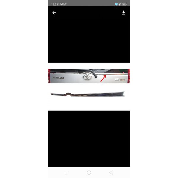 baru Lis kaca belakang chrome Avanza Xenia 2004-2010 berkualitas