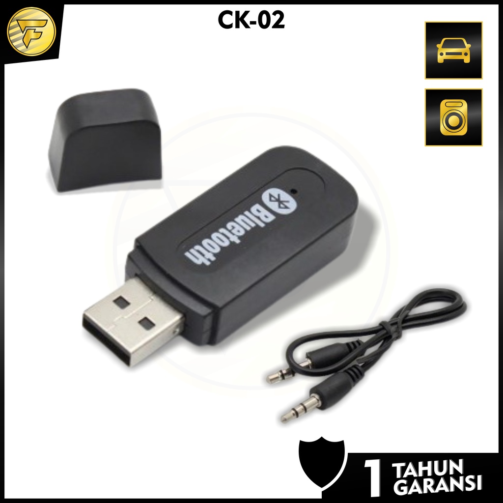 Bluetooth Audio receiver CK02 speaker USB Wireless AUX 3,5mm