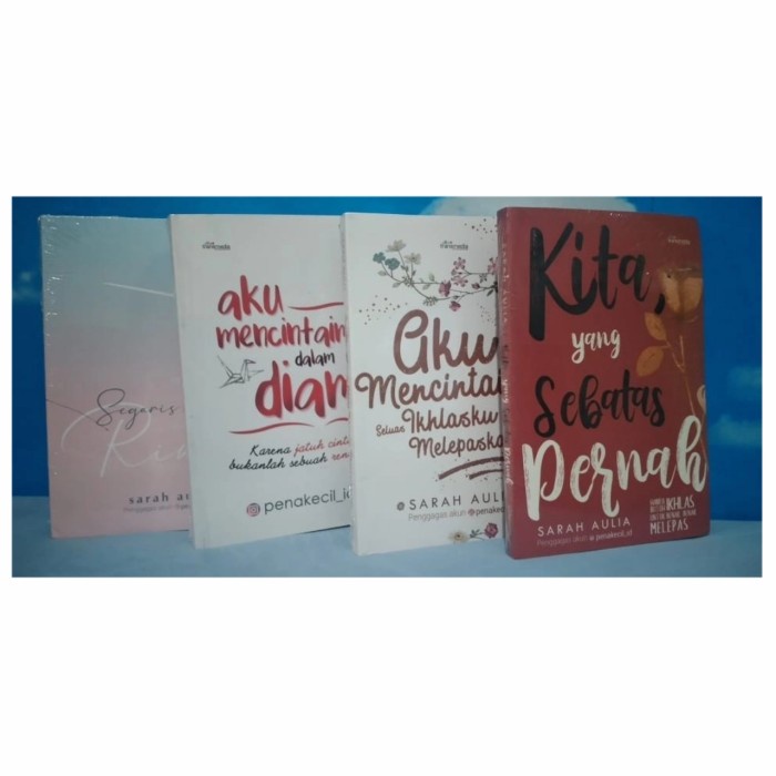 

DISKON SPESIAL PAKET BUKU SARAH AULIA [ORIGINAL 100%] TERMURAH