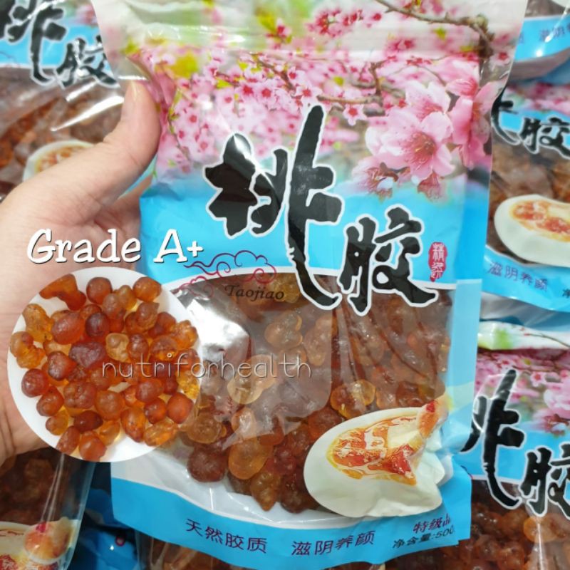 (500gr) PEACH GUM TAO JIAO Grade A+ | Grade Selected