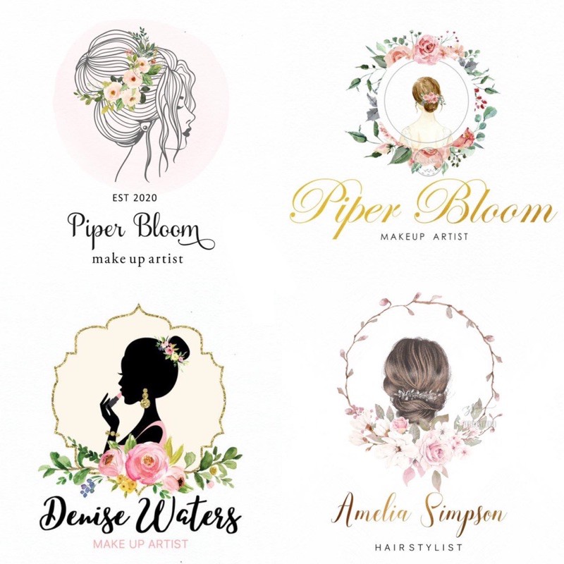 (DRAN HAIRSTYLIST) JASA BIKIN DESAIN LOGO OLSHOP LOGO BISNIS