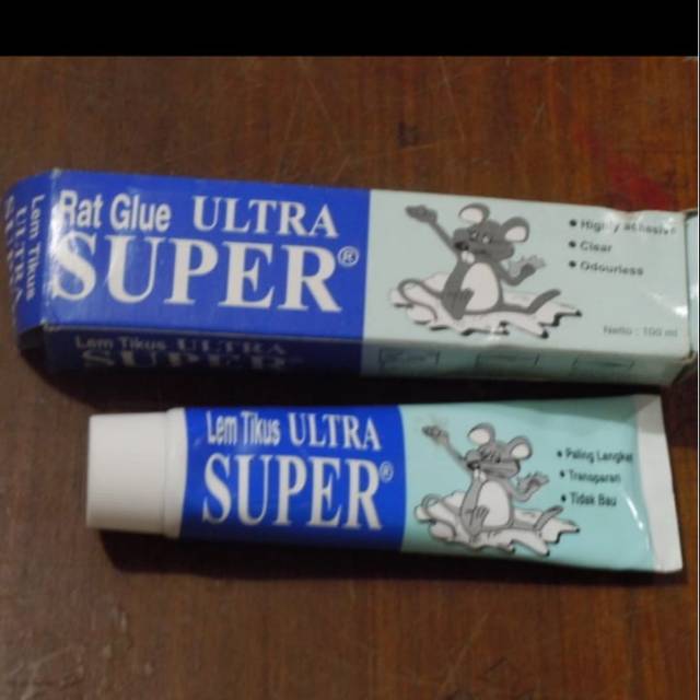 LEM TIKUS ODOL/LEM TIKUS SUPER ULTRA/Lem Tikus Cap Super Lengket, Bening, Tak Berbau JEBAKAN OBAT