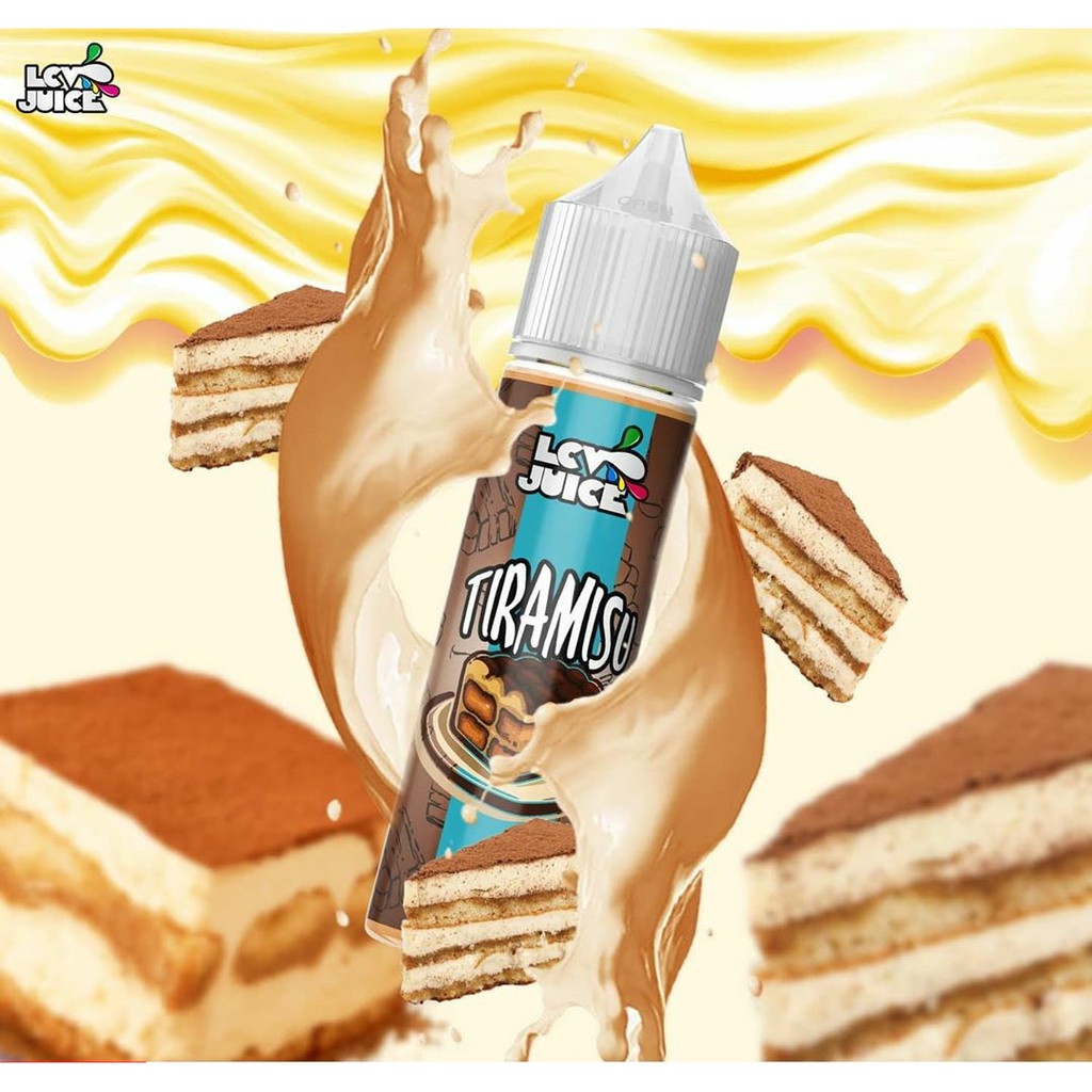 Liquid LCV Juice Tiramisu 100% Authentic LCV Tiramisu 60ml