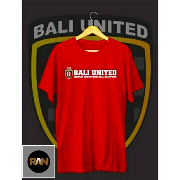 Baju T-shirt Kaos BALI UNITED Serdadu Tridatu l The Real Champions l Kaos Special juara Liga 1 Indon