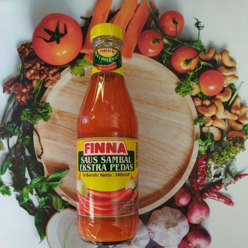 

saus sambal extra pedas FINNA