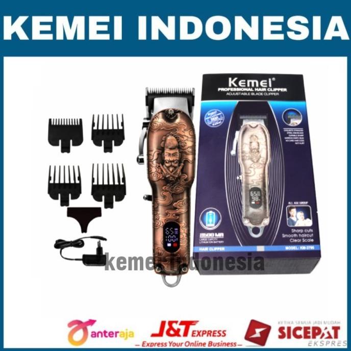 Kemei km-3705 Professional Hair Clipper alat mesin cukur rambut kemei