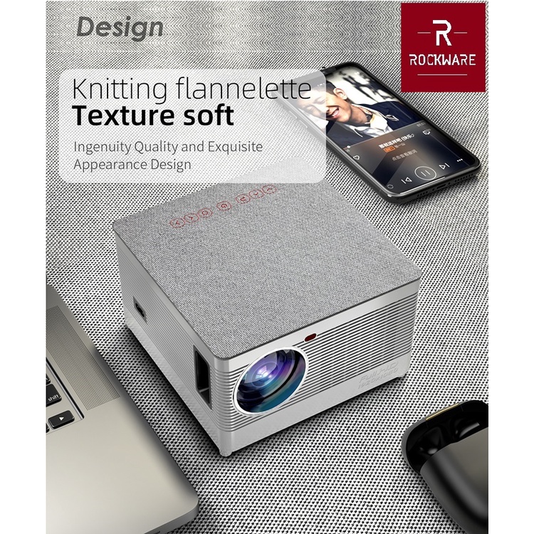 T55A ANDROID VERSION - Android 9.0 Smart LED Projector Full HD 1080P - 400 ANSI - Proyektor Smart Full HD 1080P Support 4K