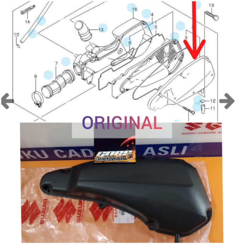 tutup box filter skywave hayate original sgp