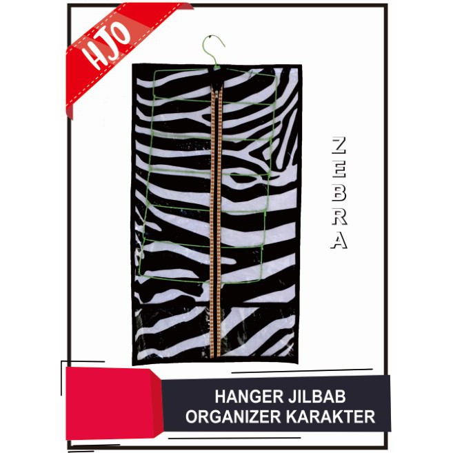 Rak set (rak tas,  rak sepatu rak hijab)  zebra