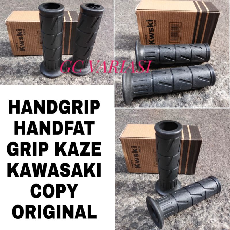 HANDGRIP HANDFAT GRIP KAZE KAWASAKI/SARUNG HANDGRIP KAZE/SARUNG HANDFAT KAZE/KARET HANDGRIP KAZE KAW
