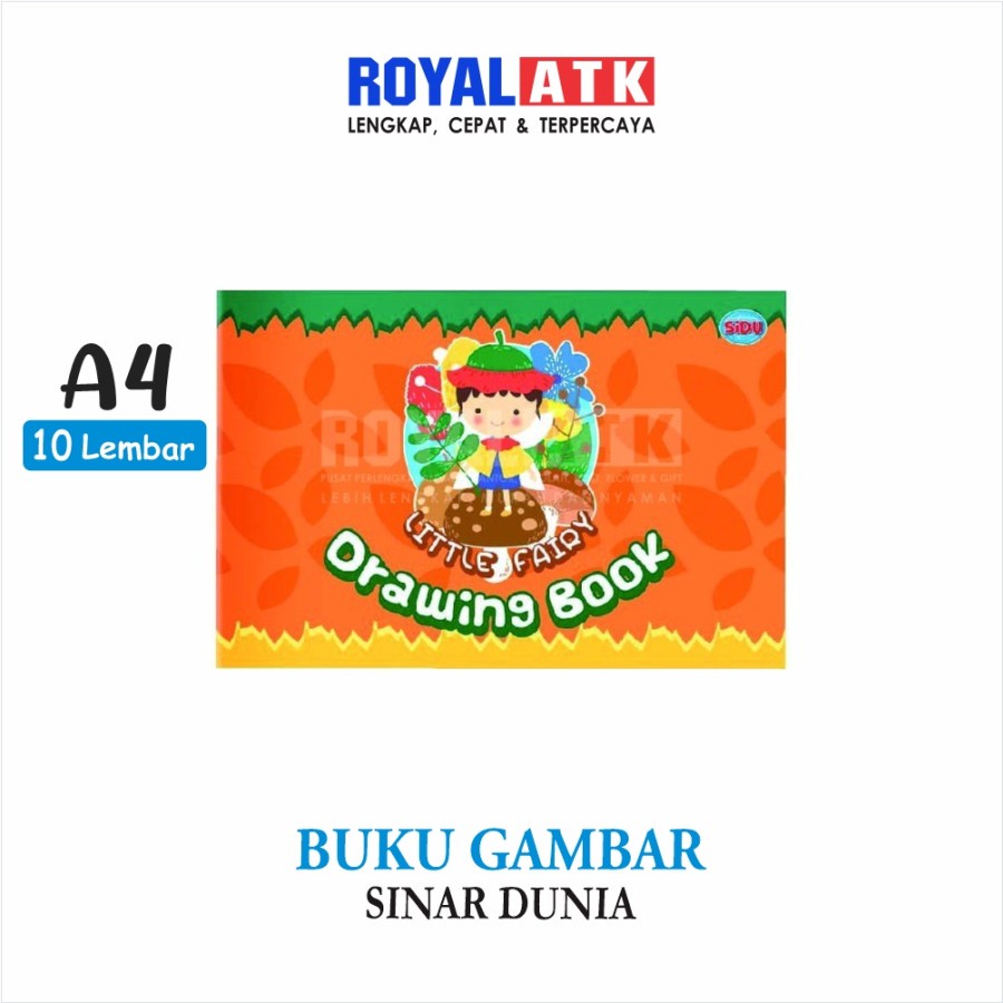 

Buku Gambar / Drawing Book Sinar Dunia / Sidu A4 (21x29,7 cm) 10 Lembar