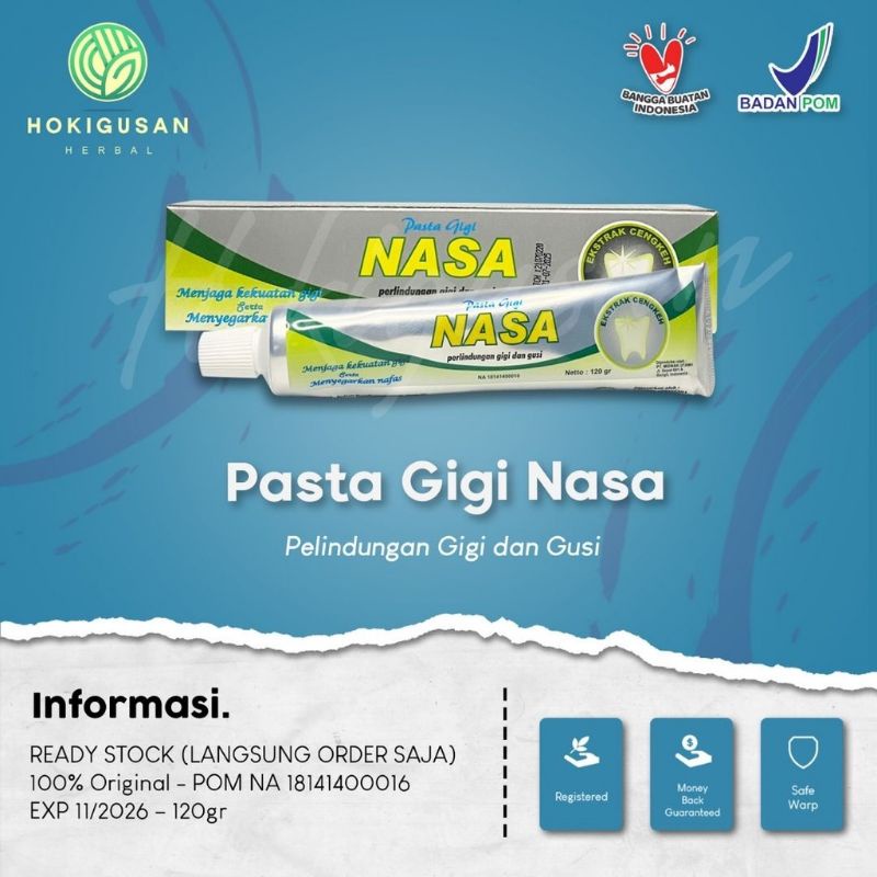 Pasta Gigi Nasa / Pasta Gigi / Odol Nasa Original Asli 100%