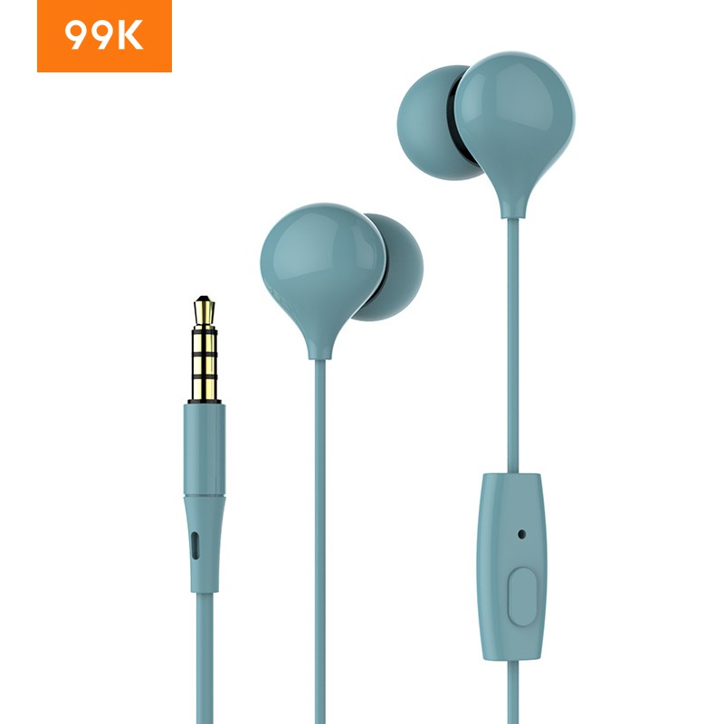 99K Earphone 3.5mm Headset Android In-ear Stereo Microphone Headphone S-011