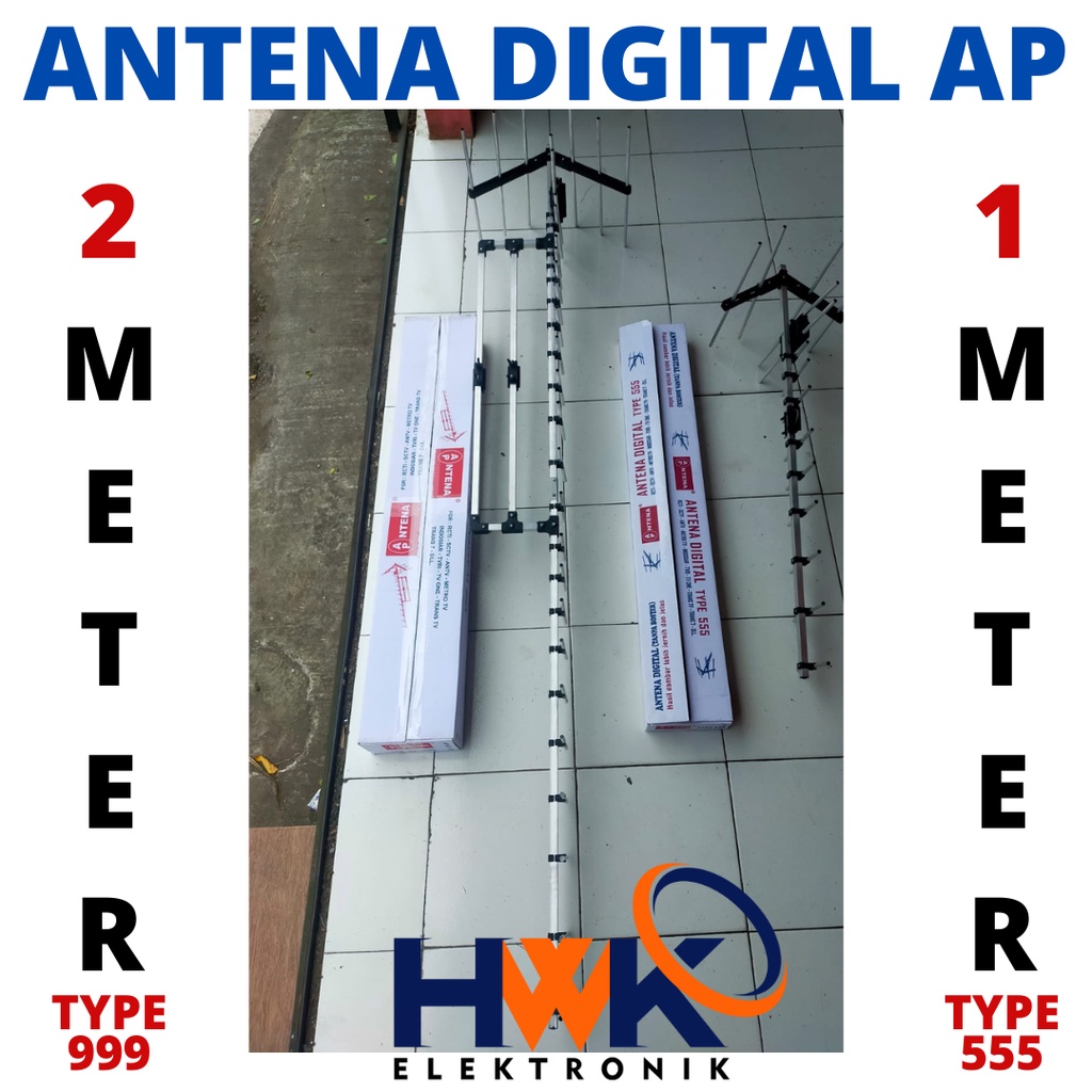 ANTENA DIGITAL AP DIPUL BALUN 2 METER SINYAL SUPER KUAT