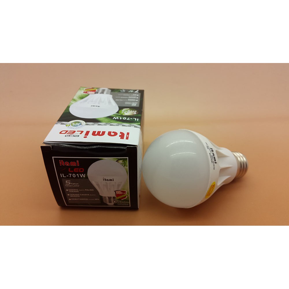 Lampu LED 7 watt Merk ITAMI Cahaya putih