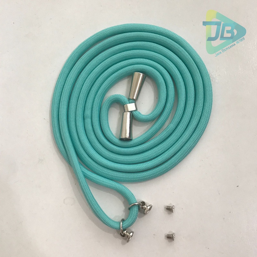 Tali baut sling case slingcase Tali Lanyard Hp Strap Gantungan leher plus Mur + Baut sekrup stainless candy koper choice dove universal JB5237