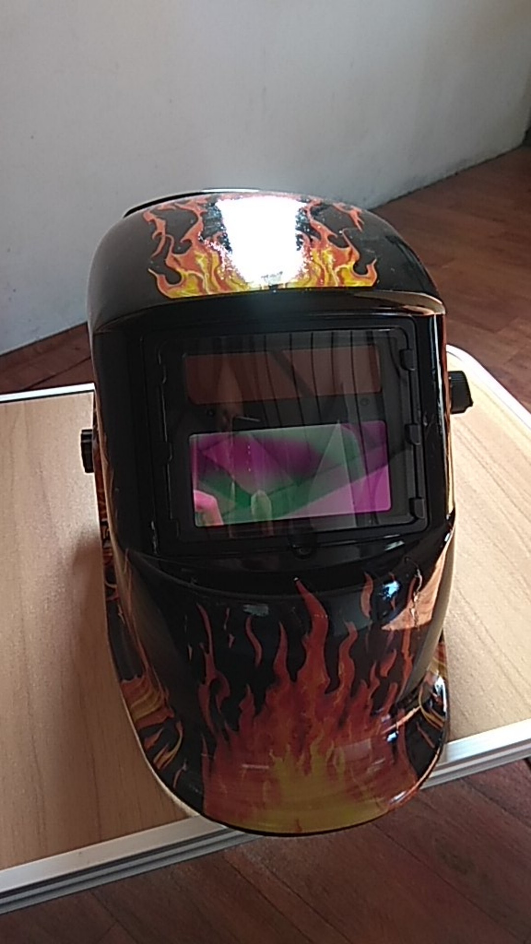 Helm Topeng Las Otomatis Auto Darkening Welding Helmet