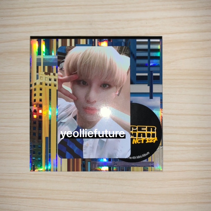 PHOTOCARD KIHNO NCT127 JUNGWOO SUPERHUMAN UNSEALED