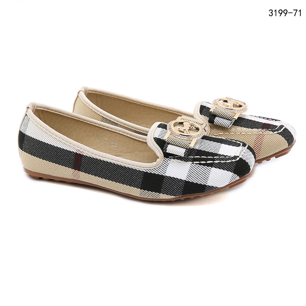 Canvas New Logo Flat Shoes #3199-71