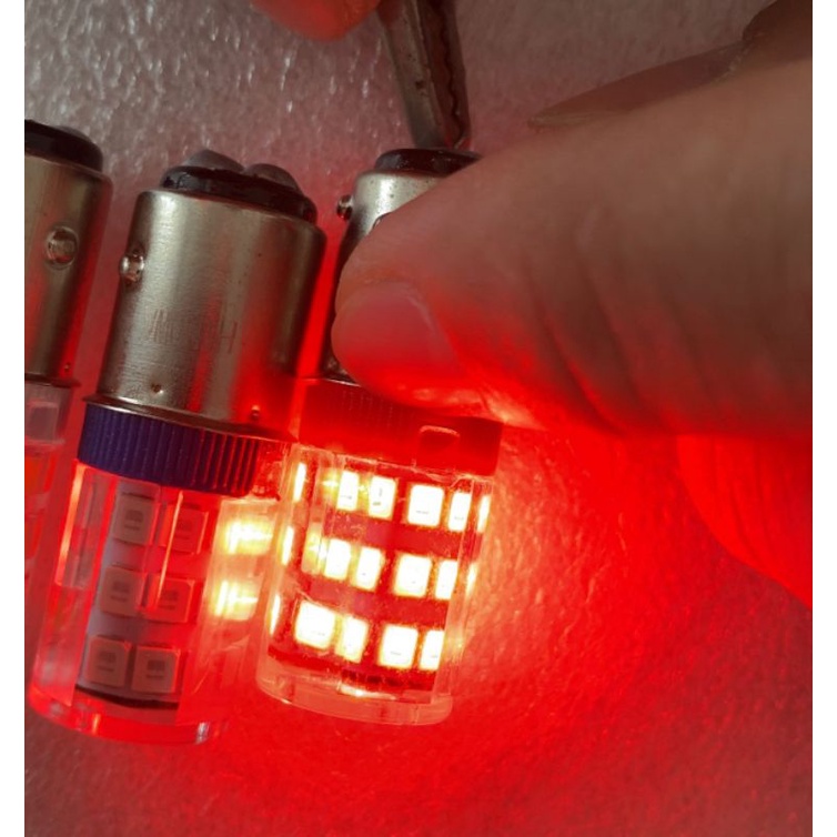 lampu rem mobil motor 12 volt 36 led nyala kedip