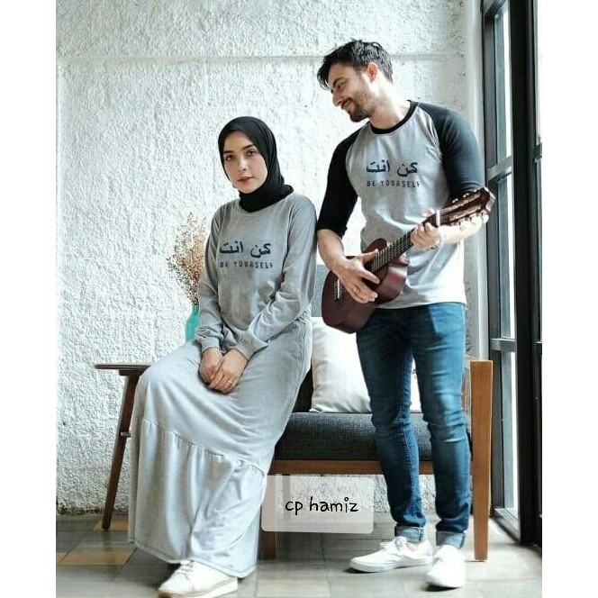 Baju Couple Hamiz Maxi coule fashion Modern Terbaru